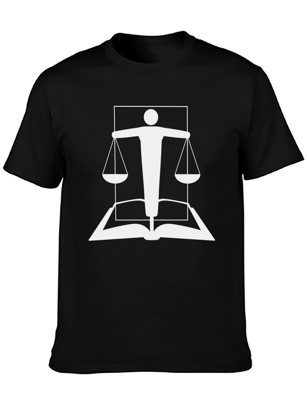 Scales of Justice Book T-Shirt