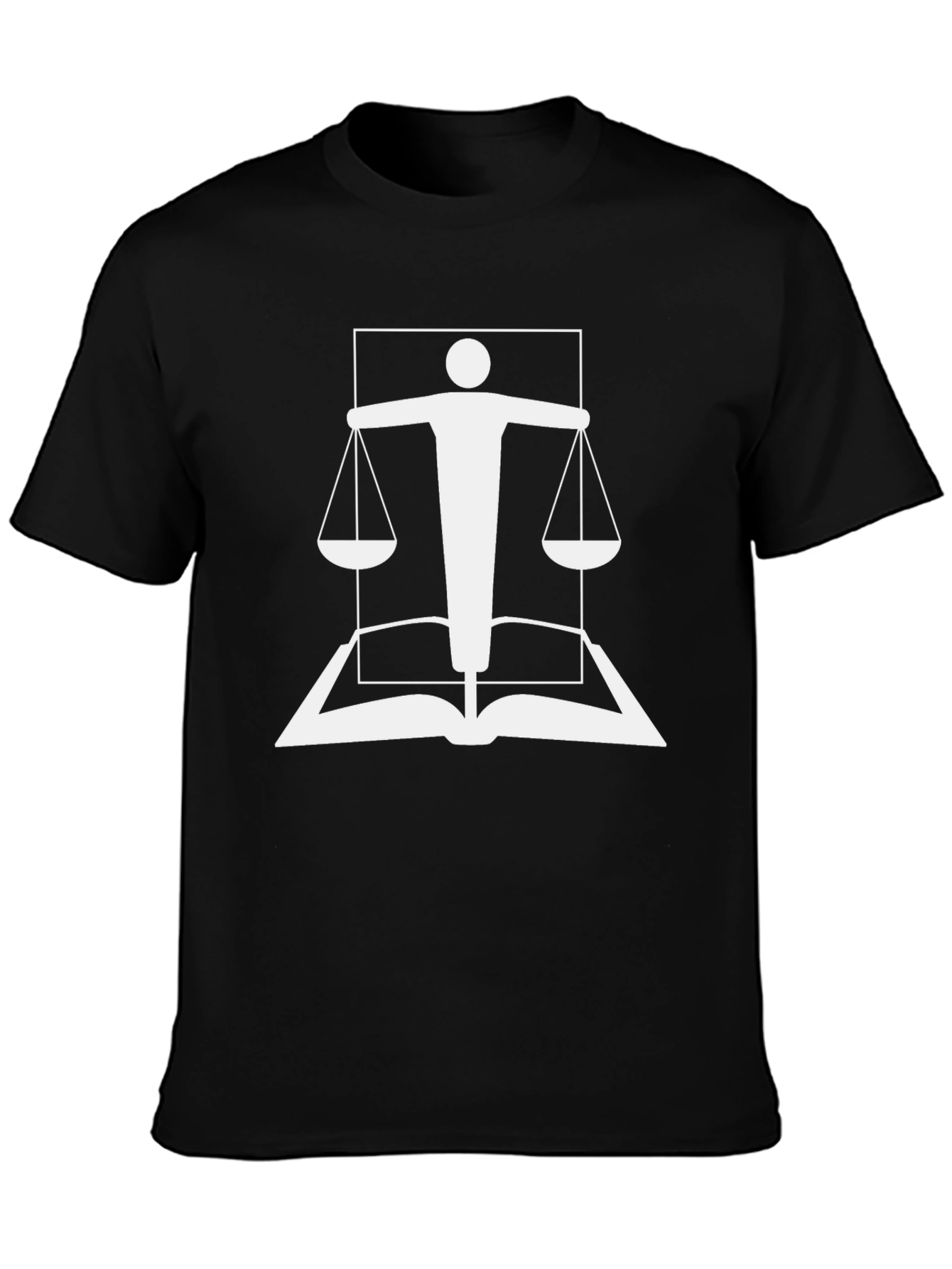 Scales of Justice Book T-Shirt
