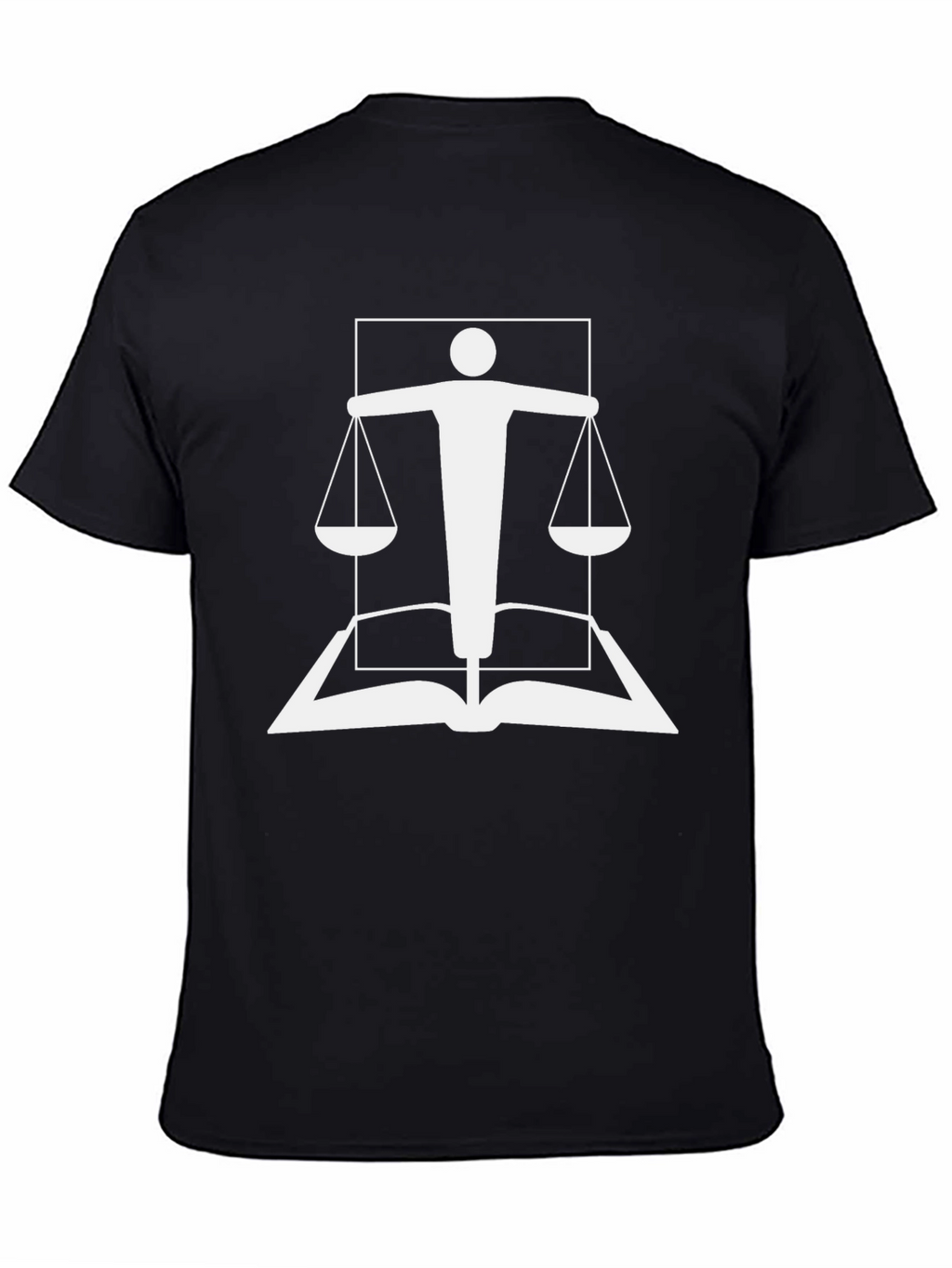 Scales of Justice Book T-Shirt