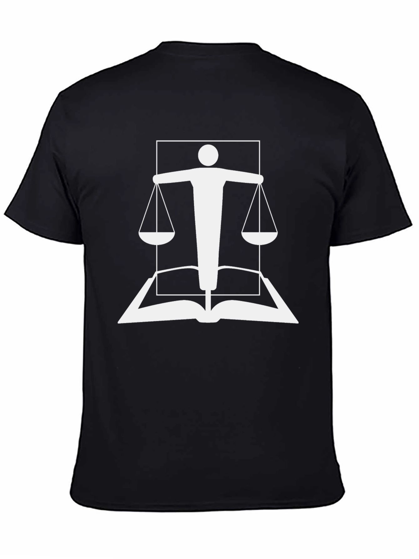 Scales of Justice Book T-Shirt