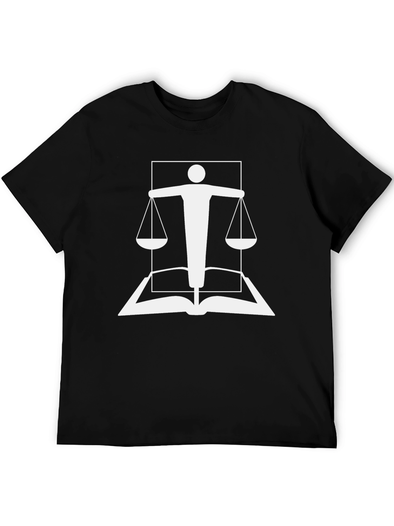 Scales of Justice Book T-Shirt