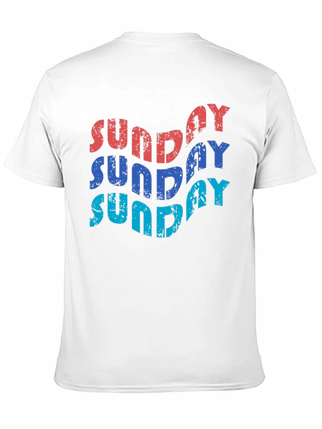 Retro Sunday Graphic T-Shirt - Black