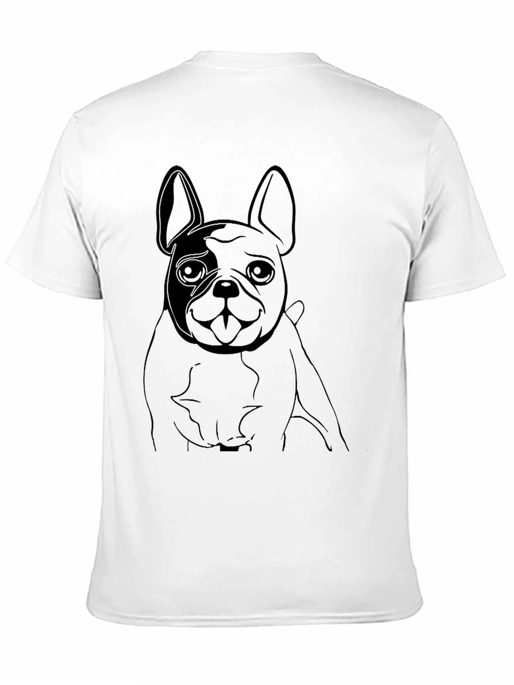 Dog Graphic Tee - Casual Black T-Shirt