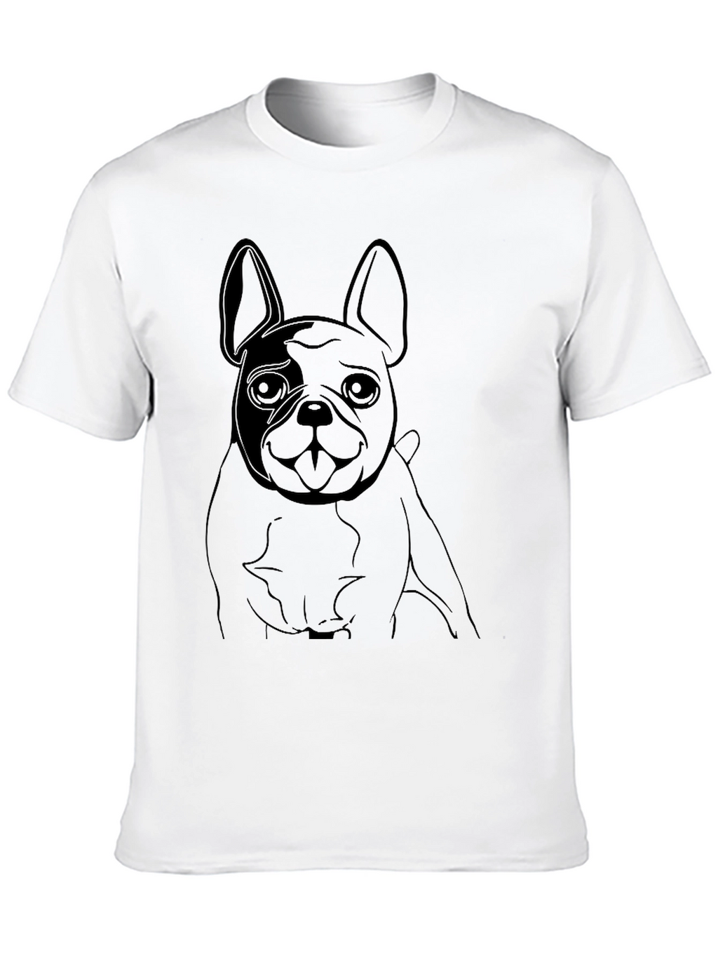 Dog Graphic Tee - Casual Black T-Shirt