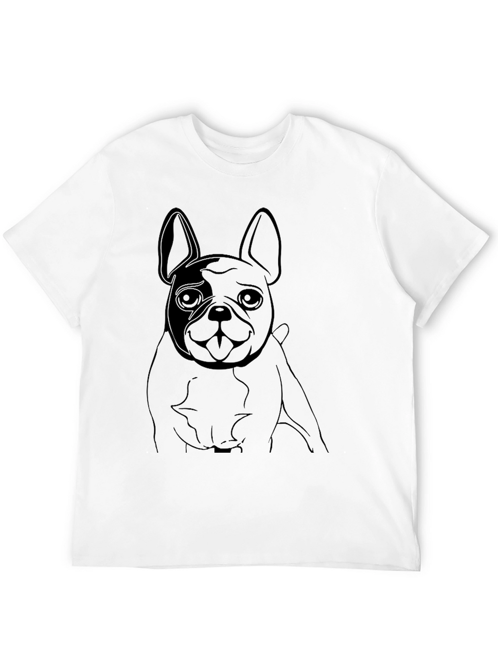 Dog Graphic Tee - Casual Black T-Shirt