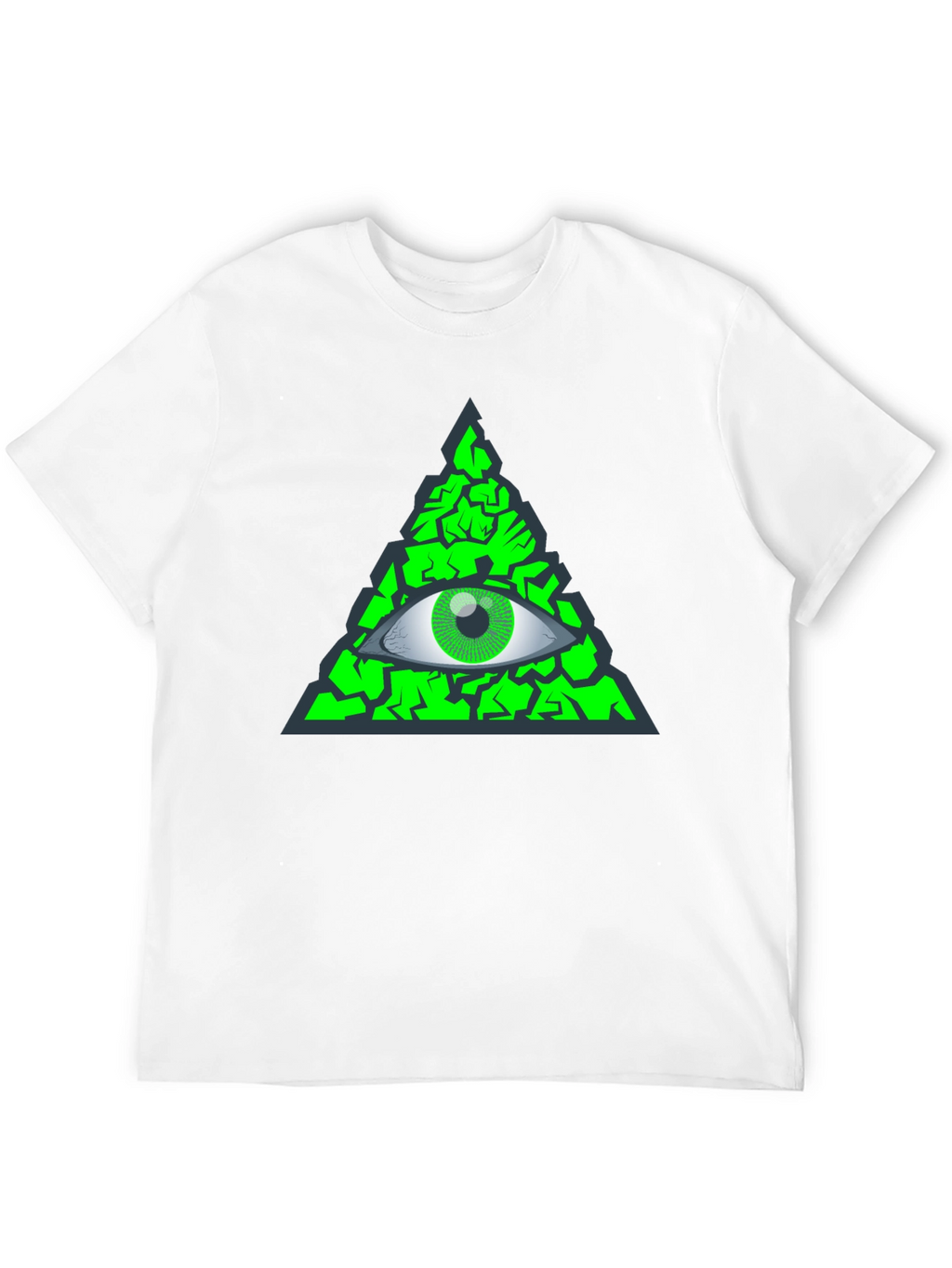 Illuminati Eye T-Shirt - Green