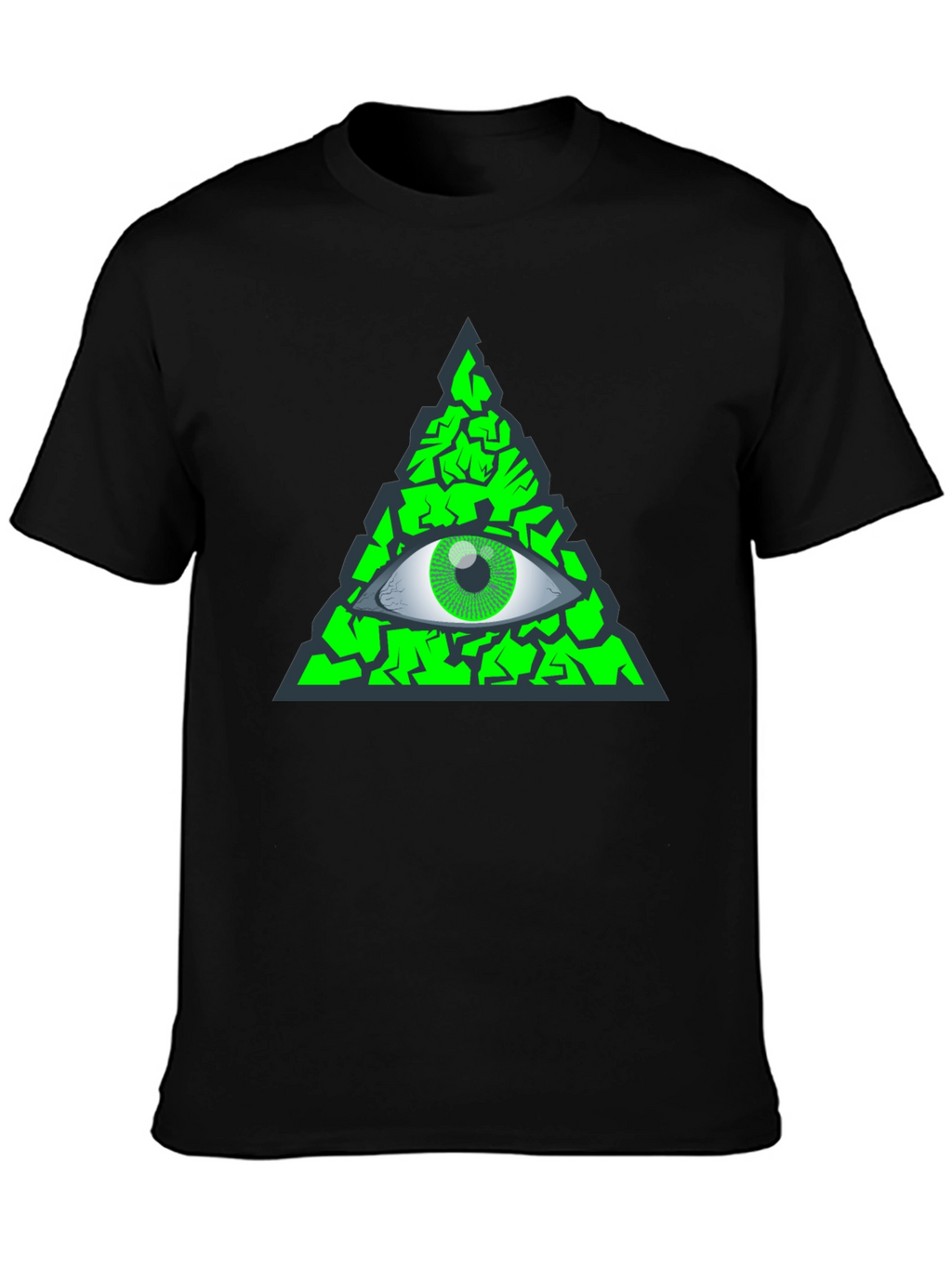 Illuminati Eye T-Shirt - Green