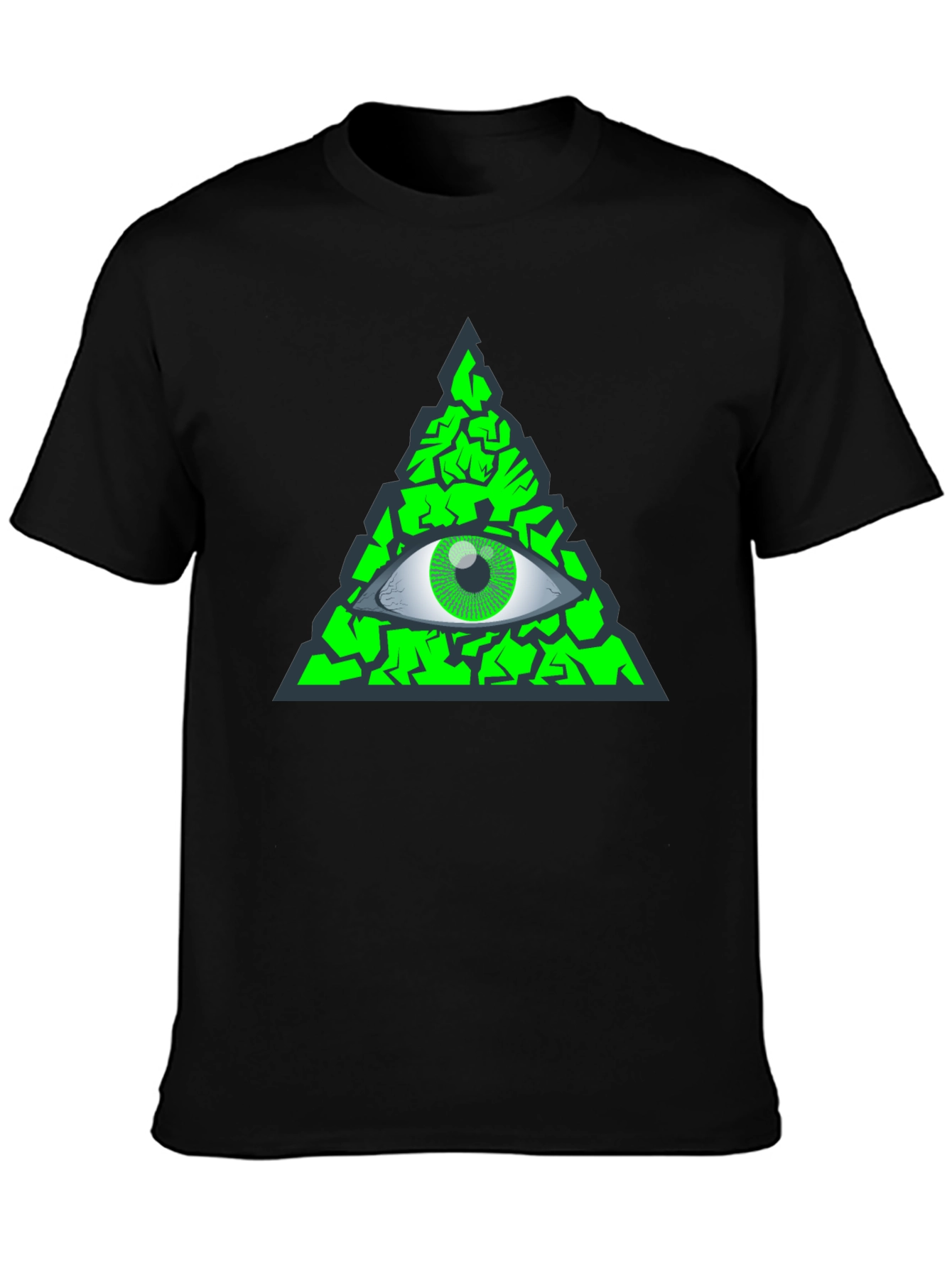 Illuminati Eye T-Shirt - Green