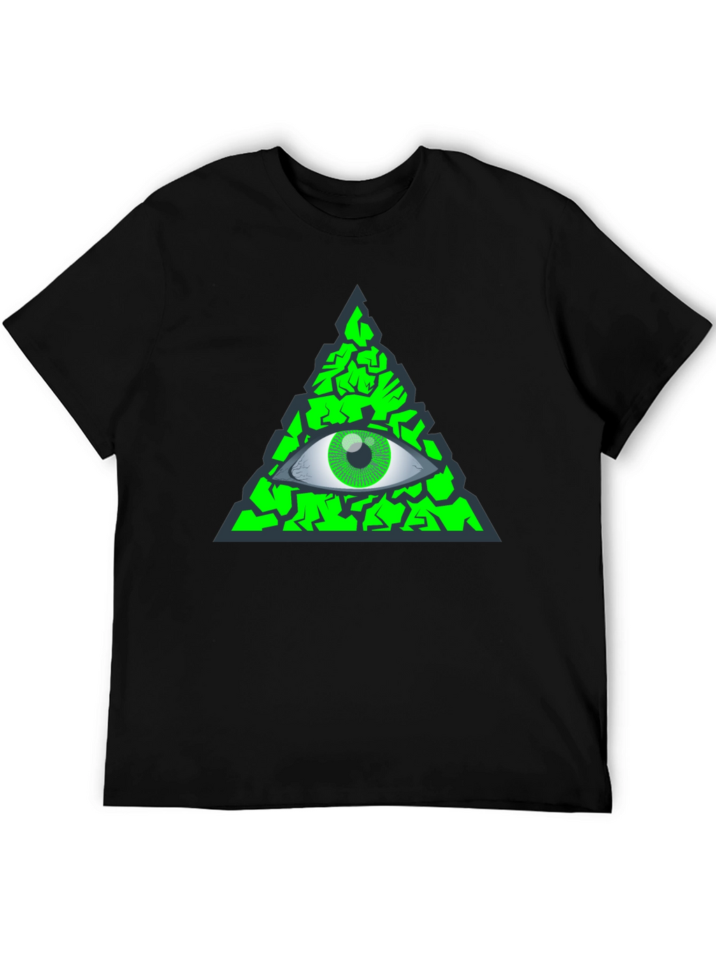 Illuminati Eye T-Shirt - Green
