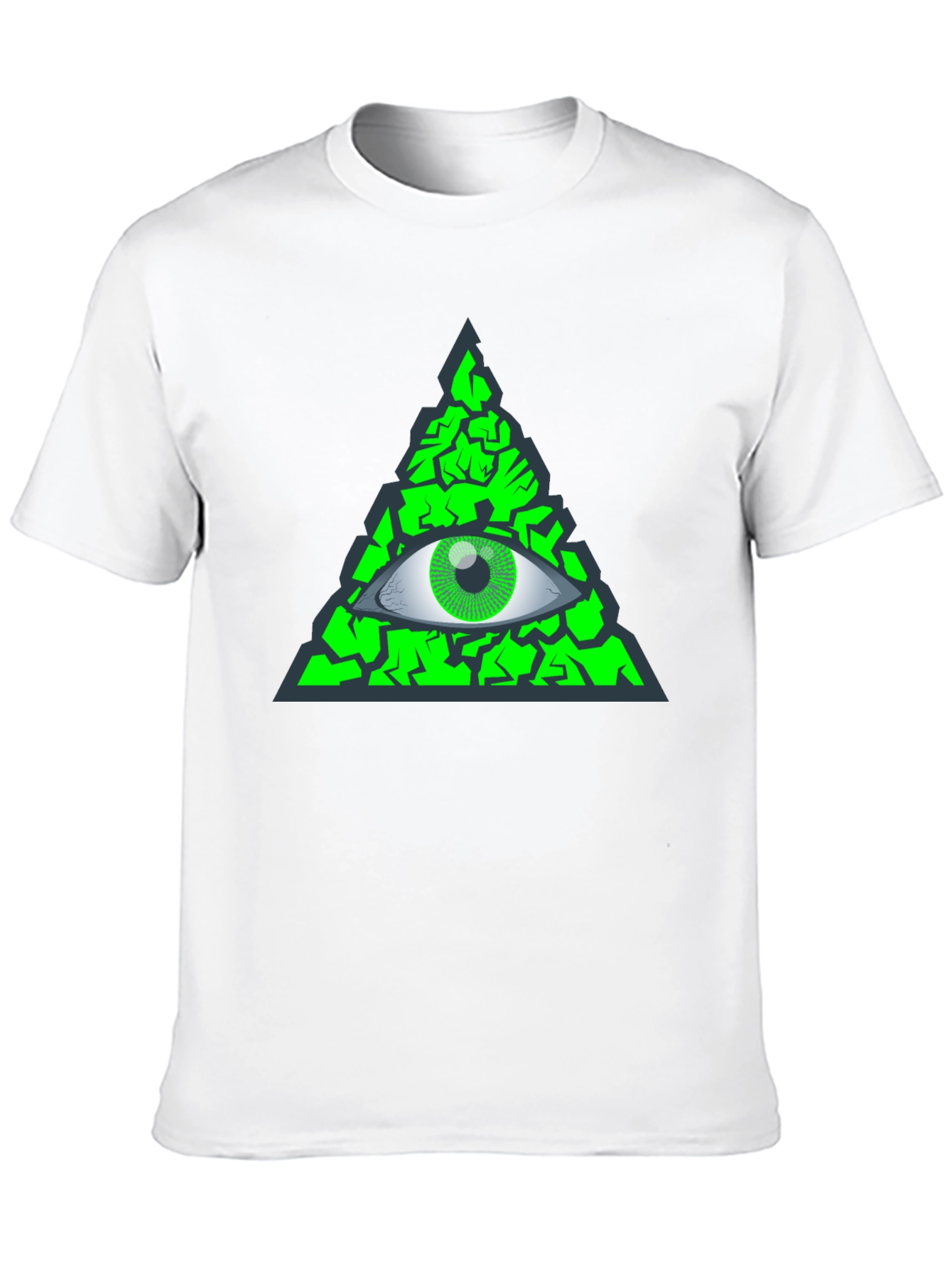 Illuminati Eye T-Shirt - Green