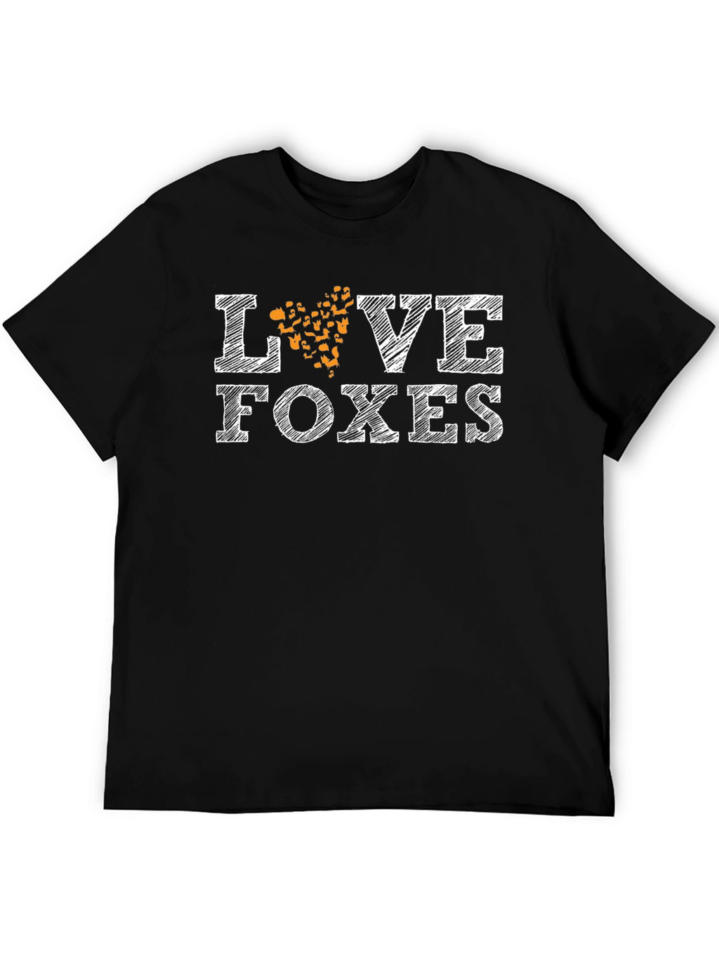 Love Foxes Graphic T-Shirt - Unisex Casual Tee