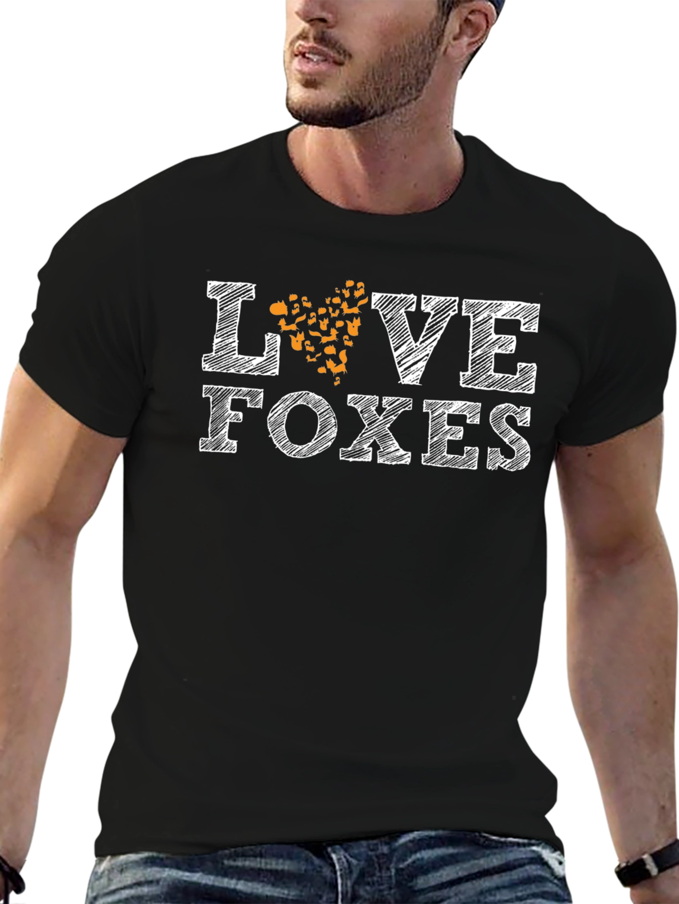 Love Foxes Graphic T-Shirt - Unisex Casual Tee