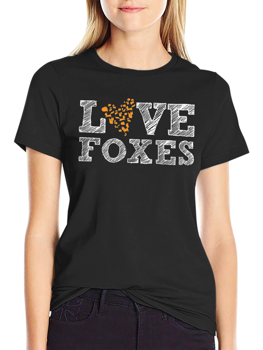 Love Foxes Graphic T-Shirt - Unisex Casual Tee