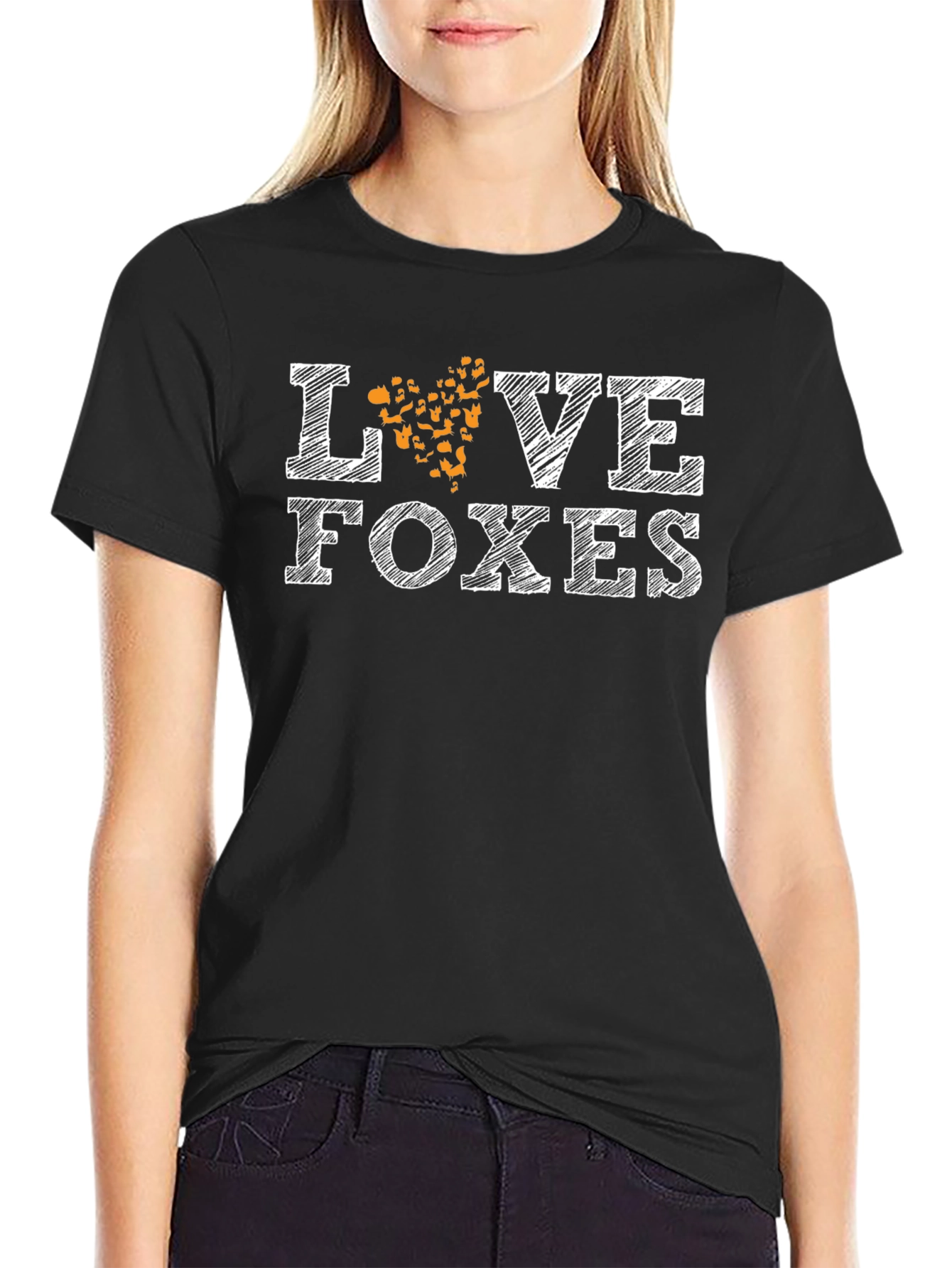 Love Foxes Graphic T-Shirt - Unisex Casual Tee