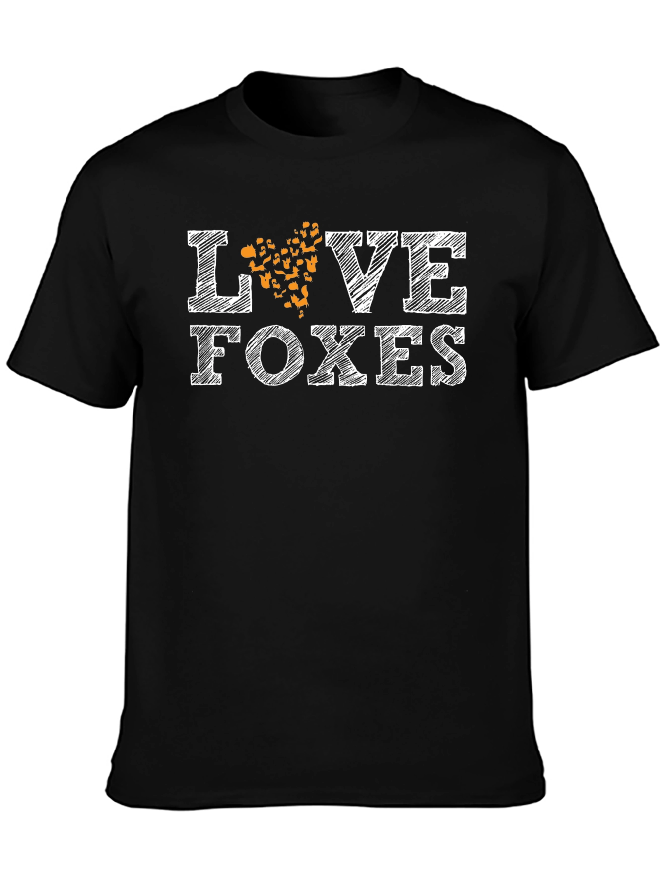 Love Foxes Graphic T-Shirt - Unisex Casual Tee