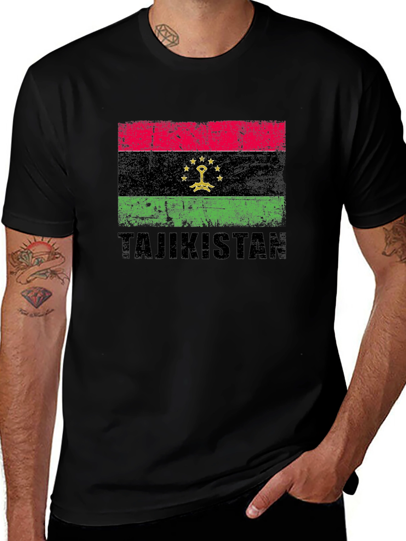 Tajikistan Flag T-Shirt