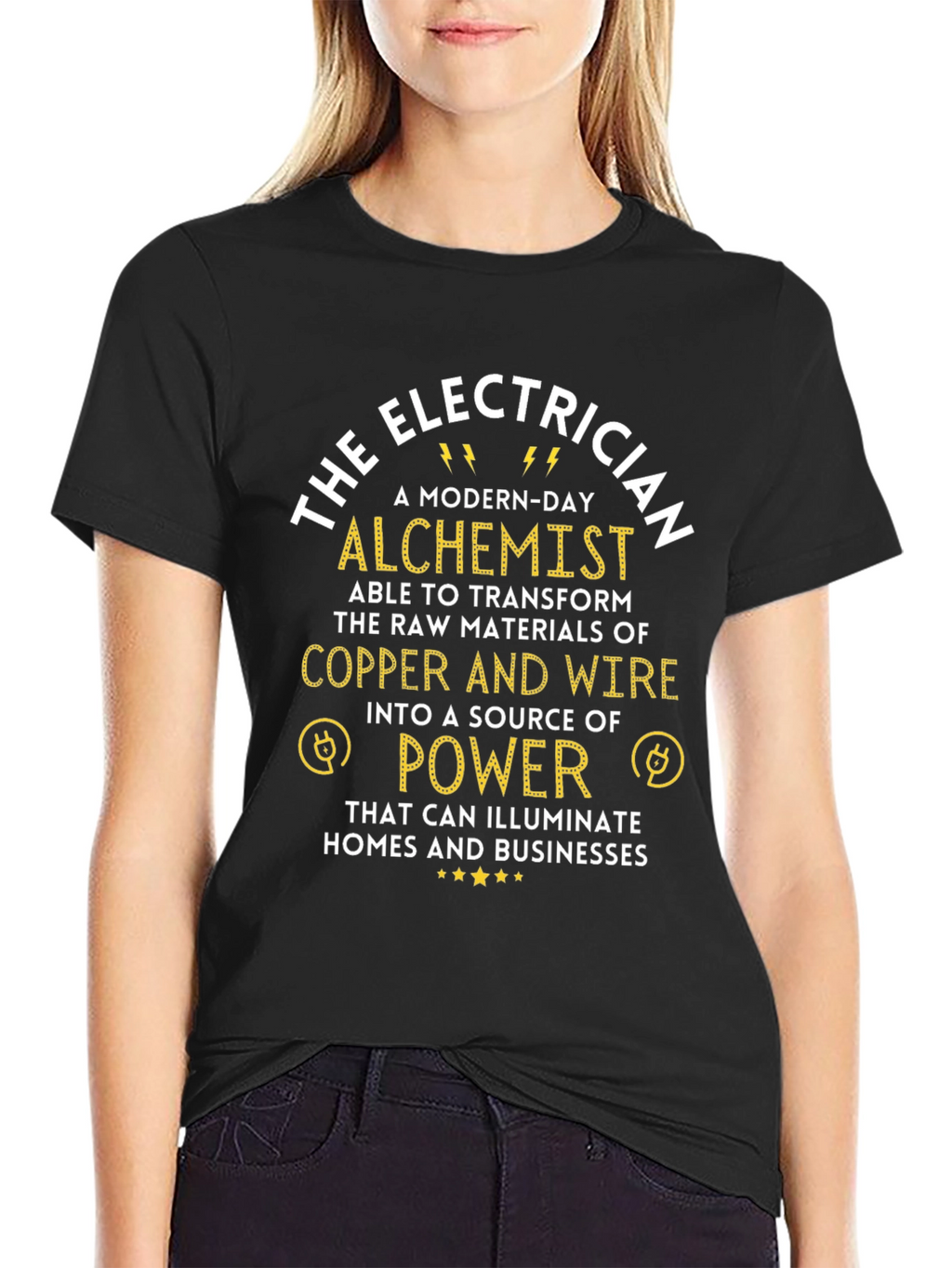 Electrician Alchemist Graphic T-Shirt