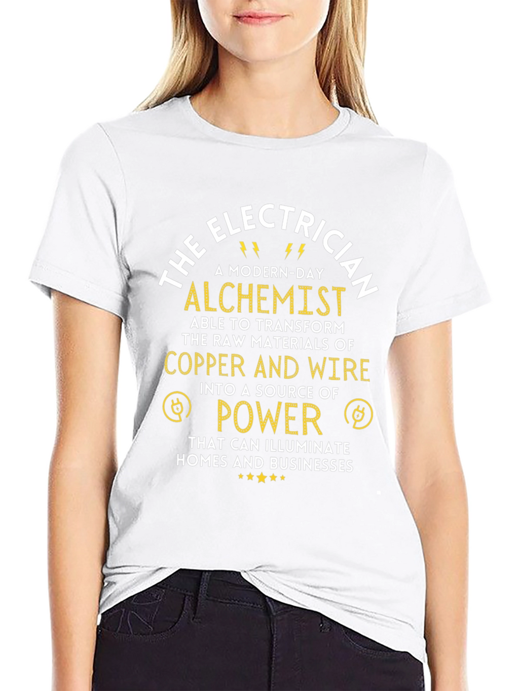 Electrician Alchemist Graphic T-Shirt
