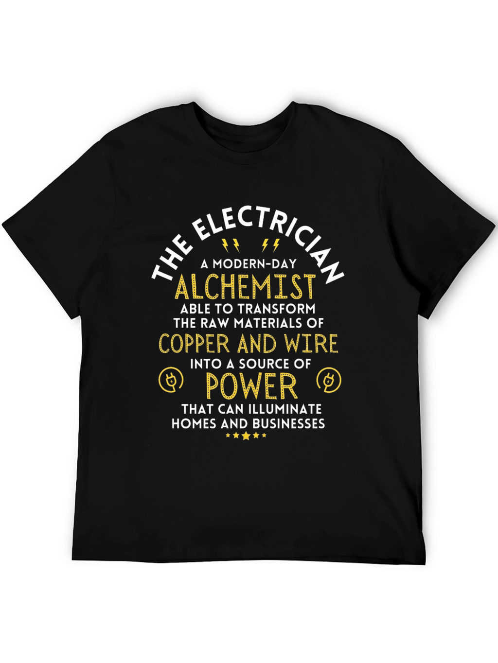 Electrician Alchemist Graphic T-Shirt