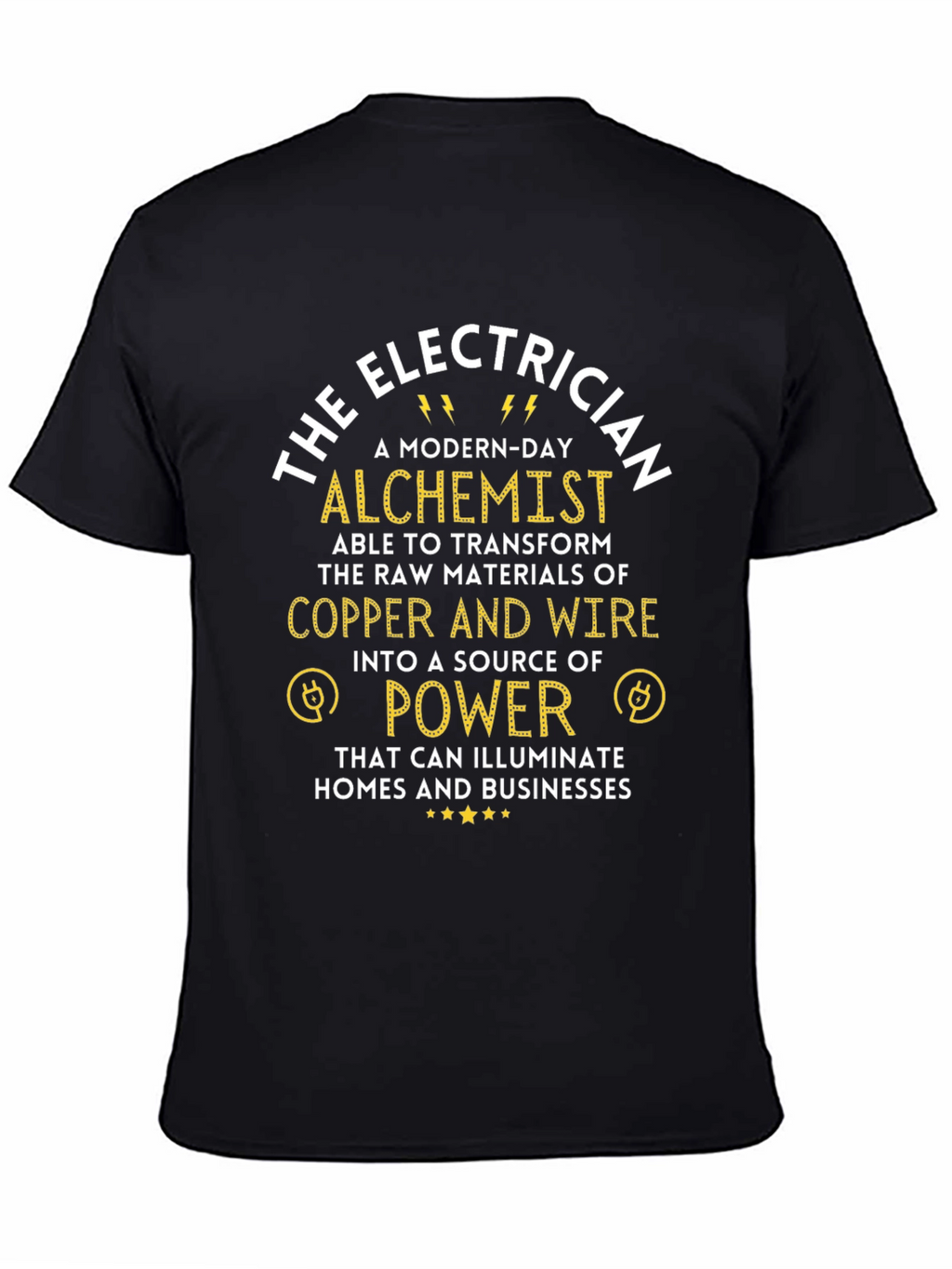 Electrician Alchemist Graphic T-Shirt