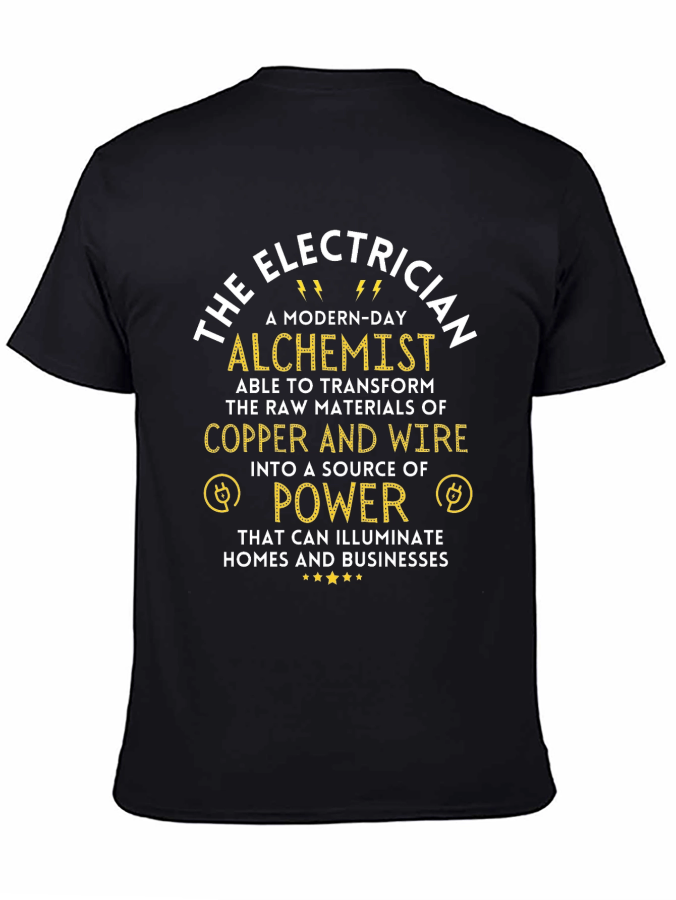 Electrician Alchemist Graphic T-Shirt