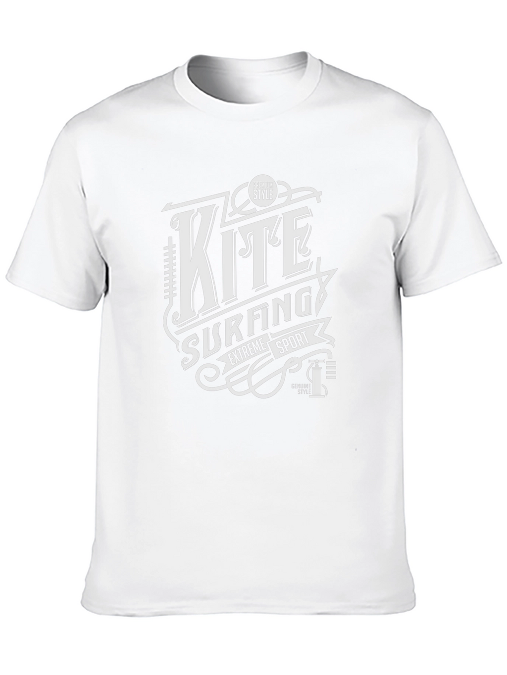 Kite Surfing Extreme Sport Black T-Shirt