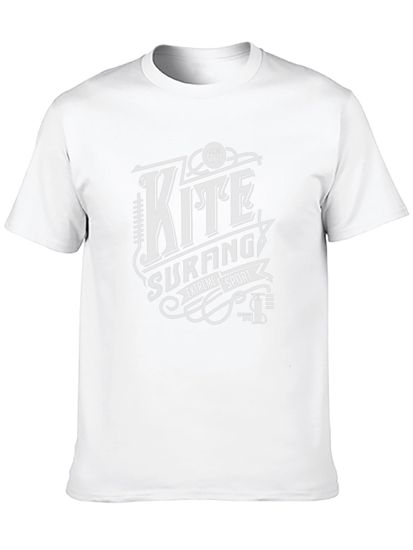 Kite Surfing Extreme Sport Black T-Shirt