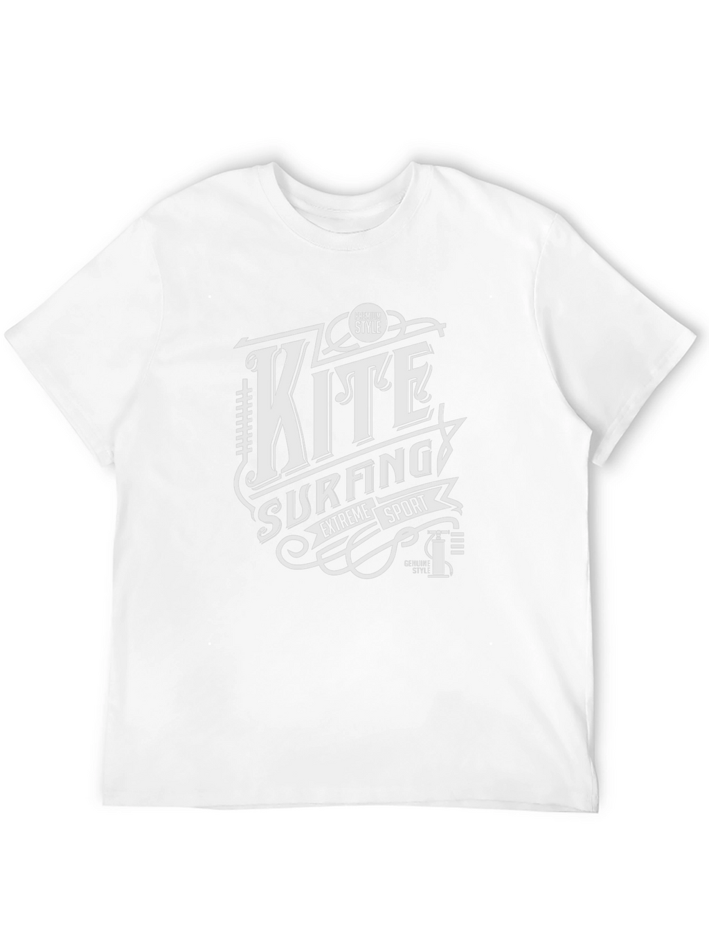 Kite Surfing Extreme Sport Black T-Shirt