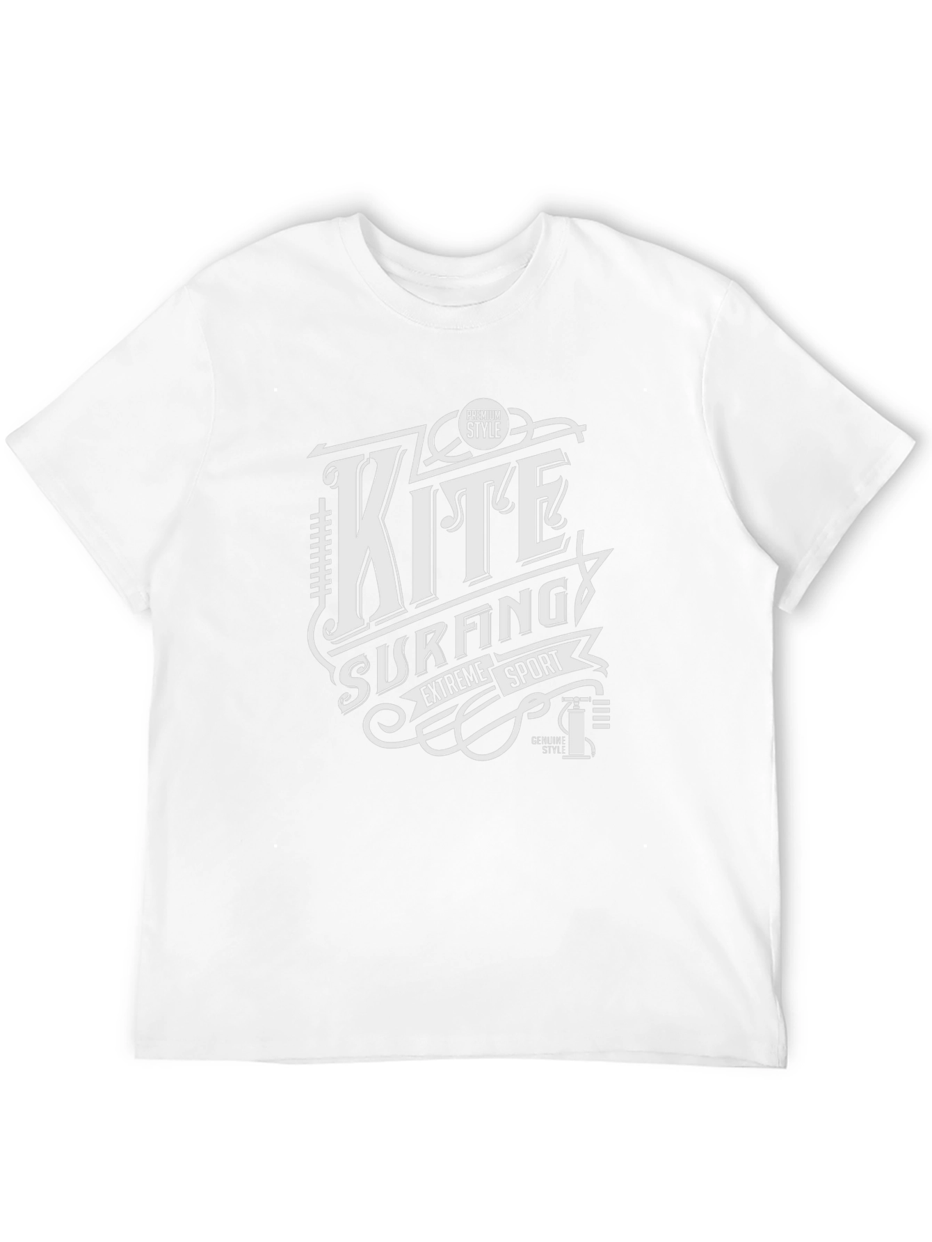 Kite Surfing Extreme Sport Black T-Shirt