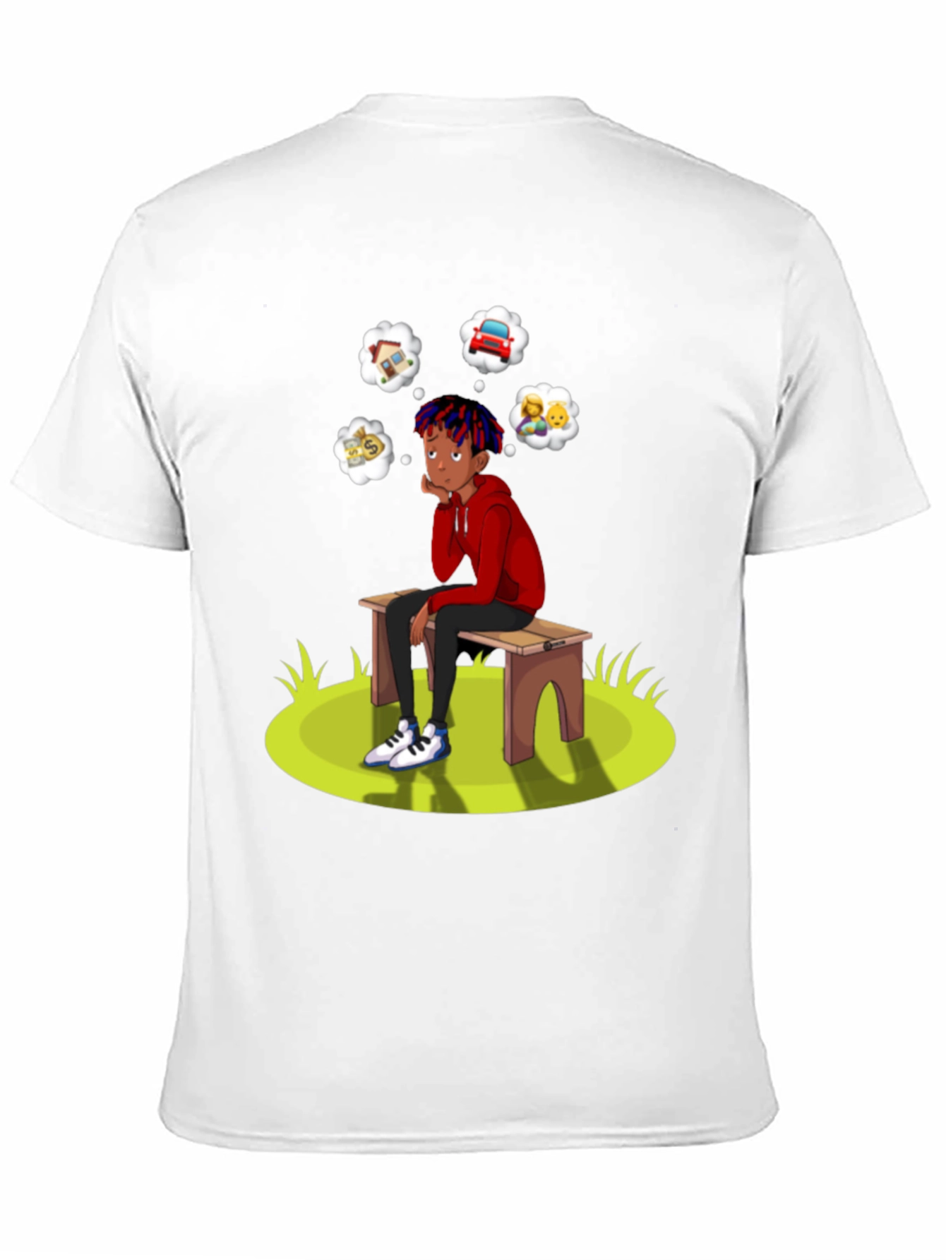 Dreamer T-Shirt Black Cotton Blend Unique Design
