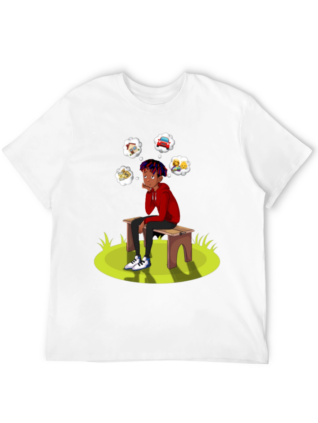 Dreamer T-Shirt Black Cotton Blend Unique Design