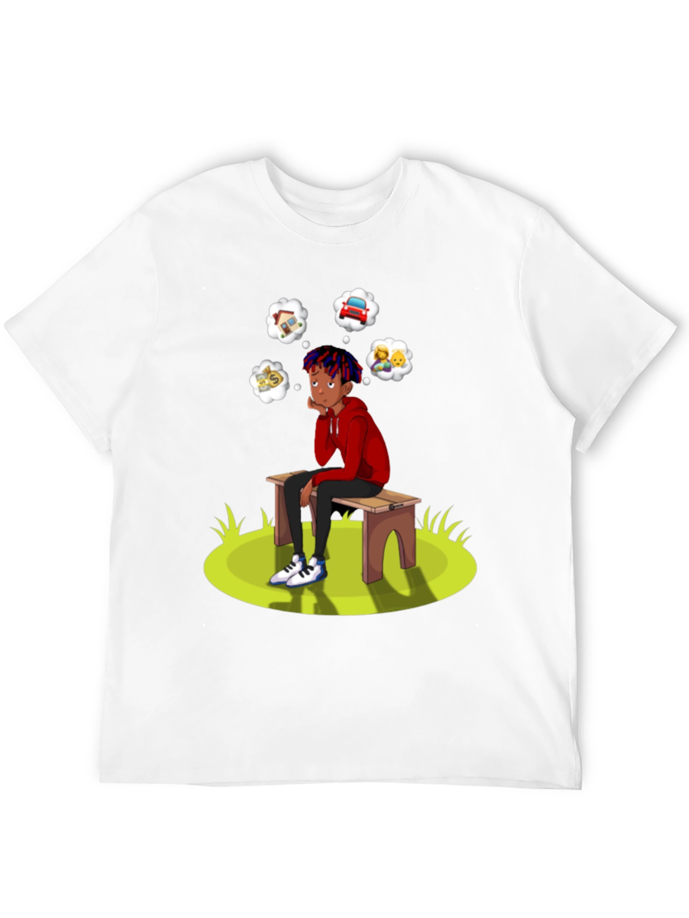 Dreamer T-Shirt Black Cotton Blend Unique Design