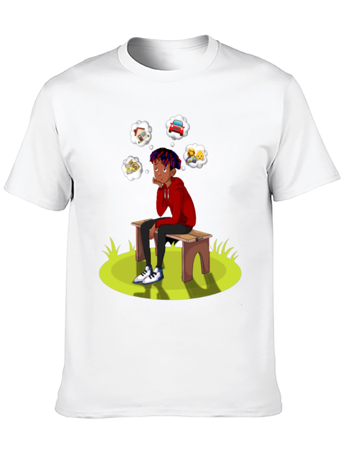 Dreamer T-Shirt Black Cotton Blend Unique Design