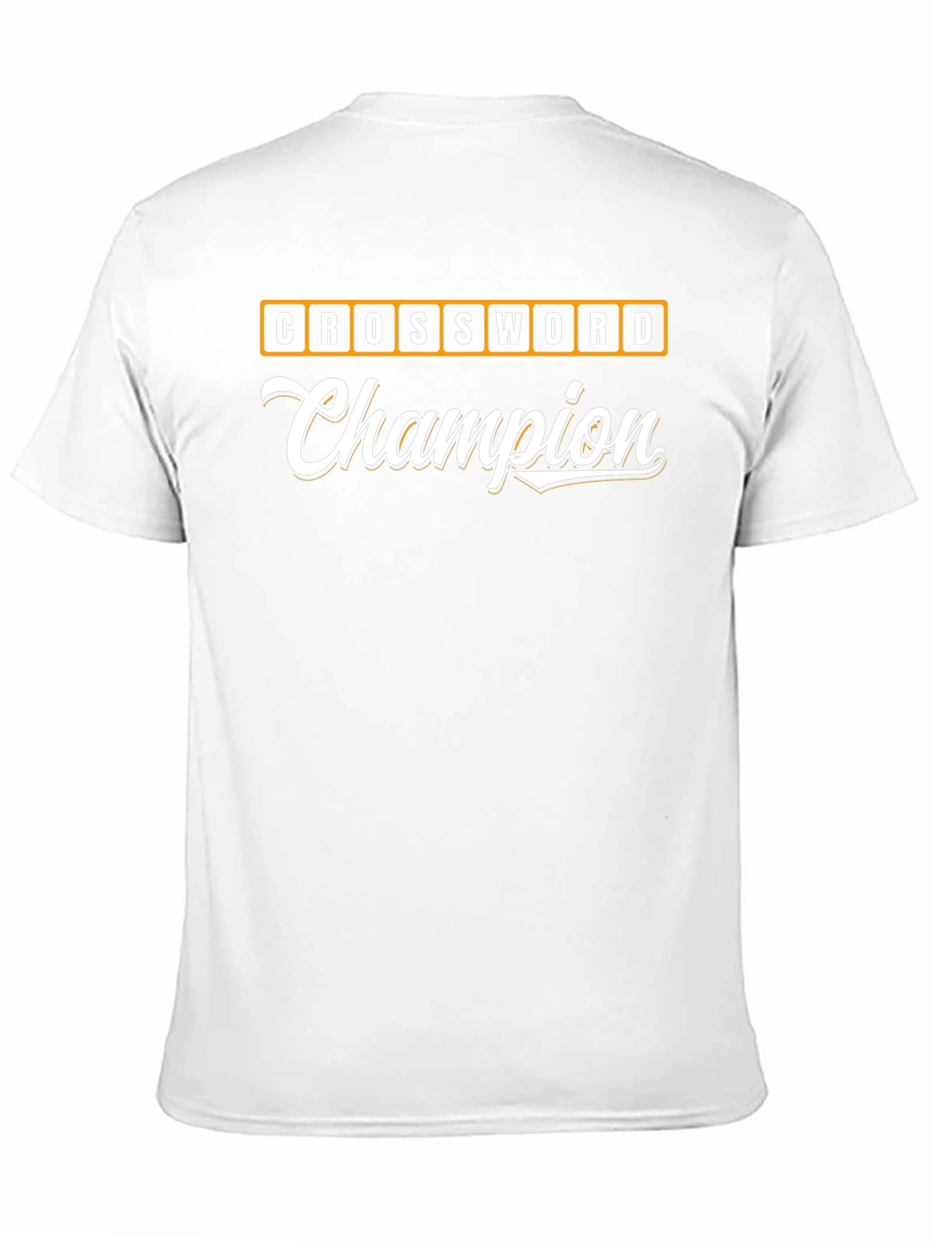 Crossword Champion Graphic T-Shirt - Word Game Tee
