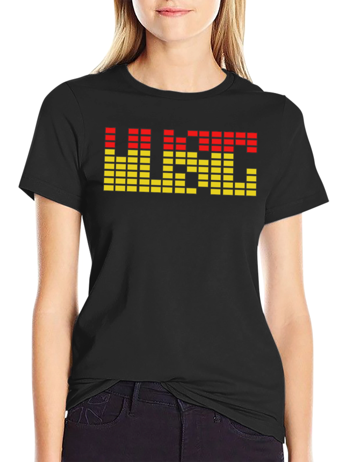 Pixel USC Graphic Tee - Black Short Sleeve T-Shirt