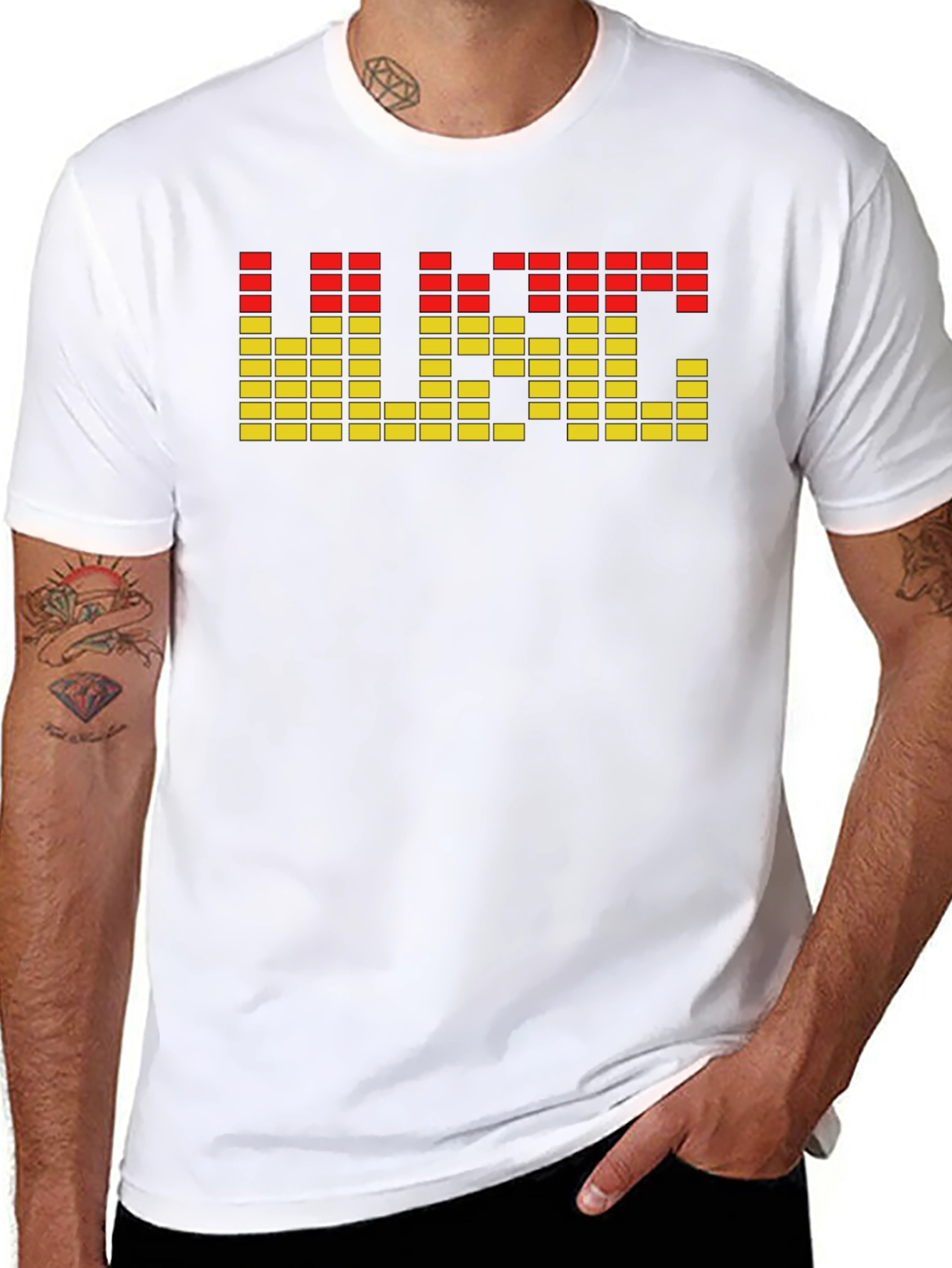 Pixel USC Graphic Tee - Black Short Sleeve T-Shirt