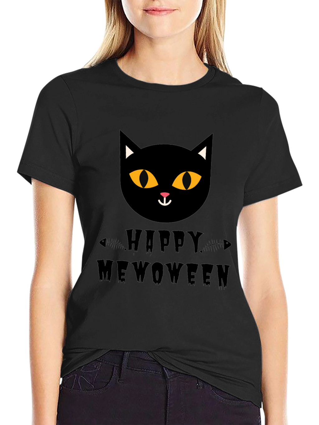 Happy Meowoween Cat T-Shirt