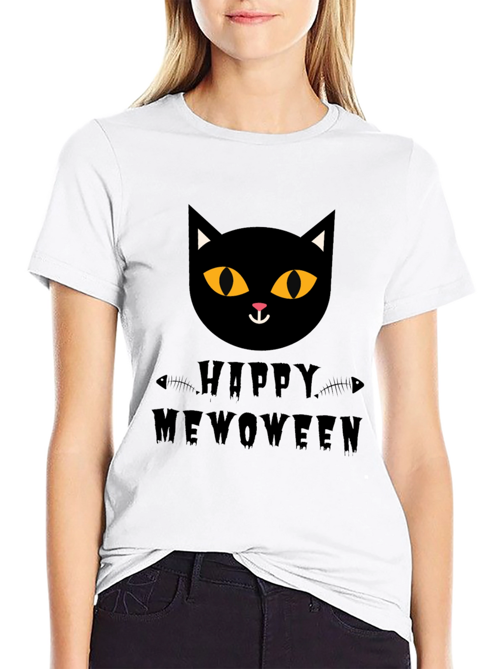 Happy Meowoween Cat T-Shirt