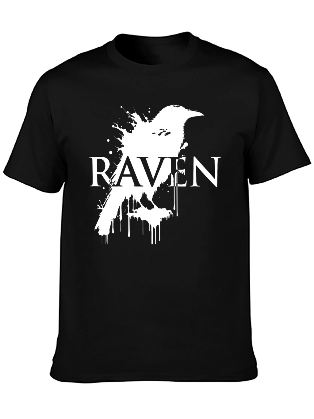 Raven Graphic Tee - Dark Bird Design