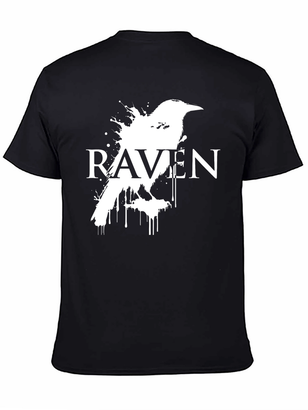 Raven Graphic Tee - Dark Bird Design