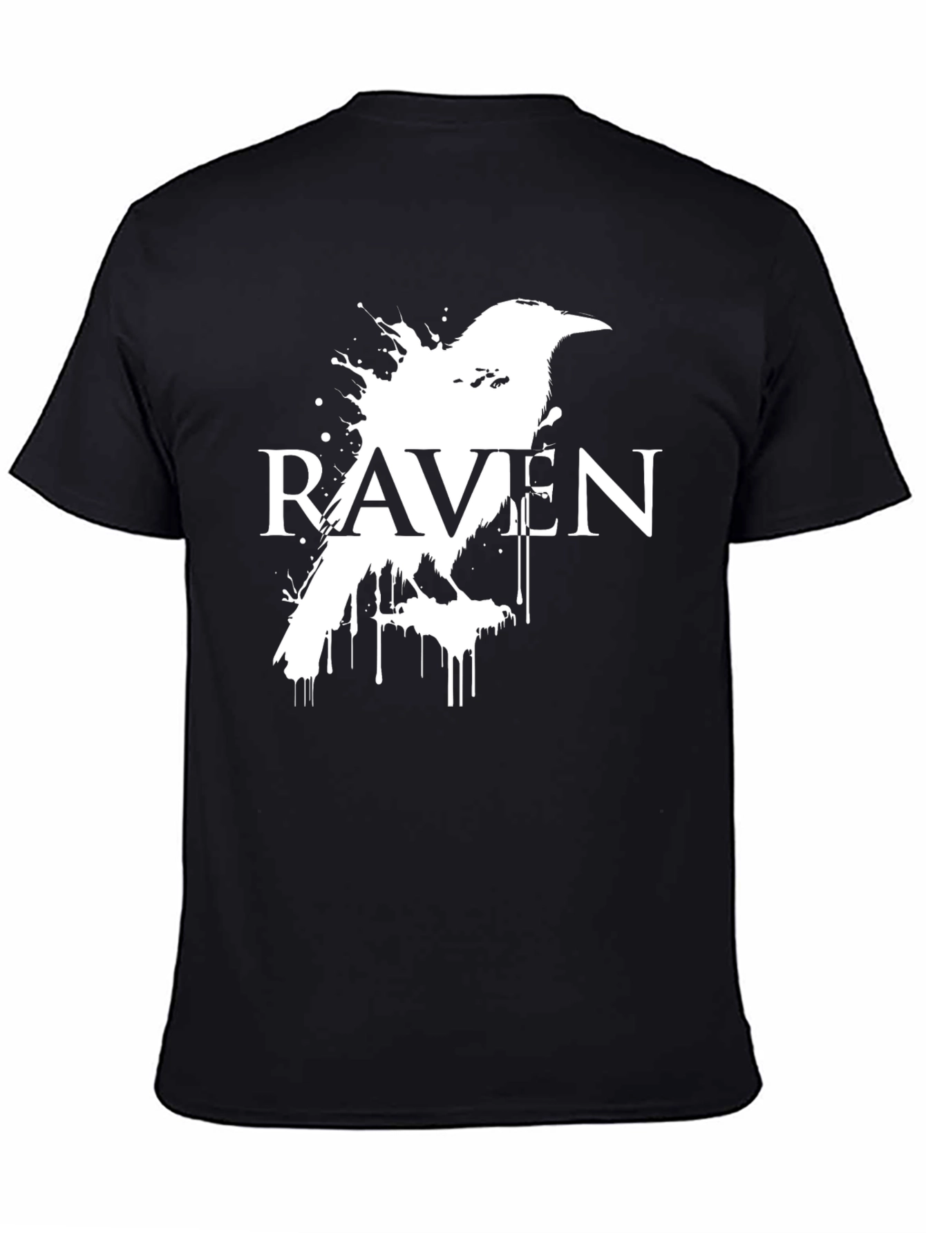 Raven Graphic Tee - Dark Bird Design