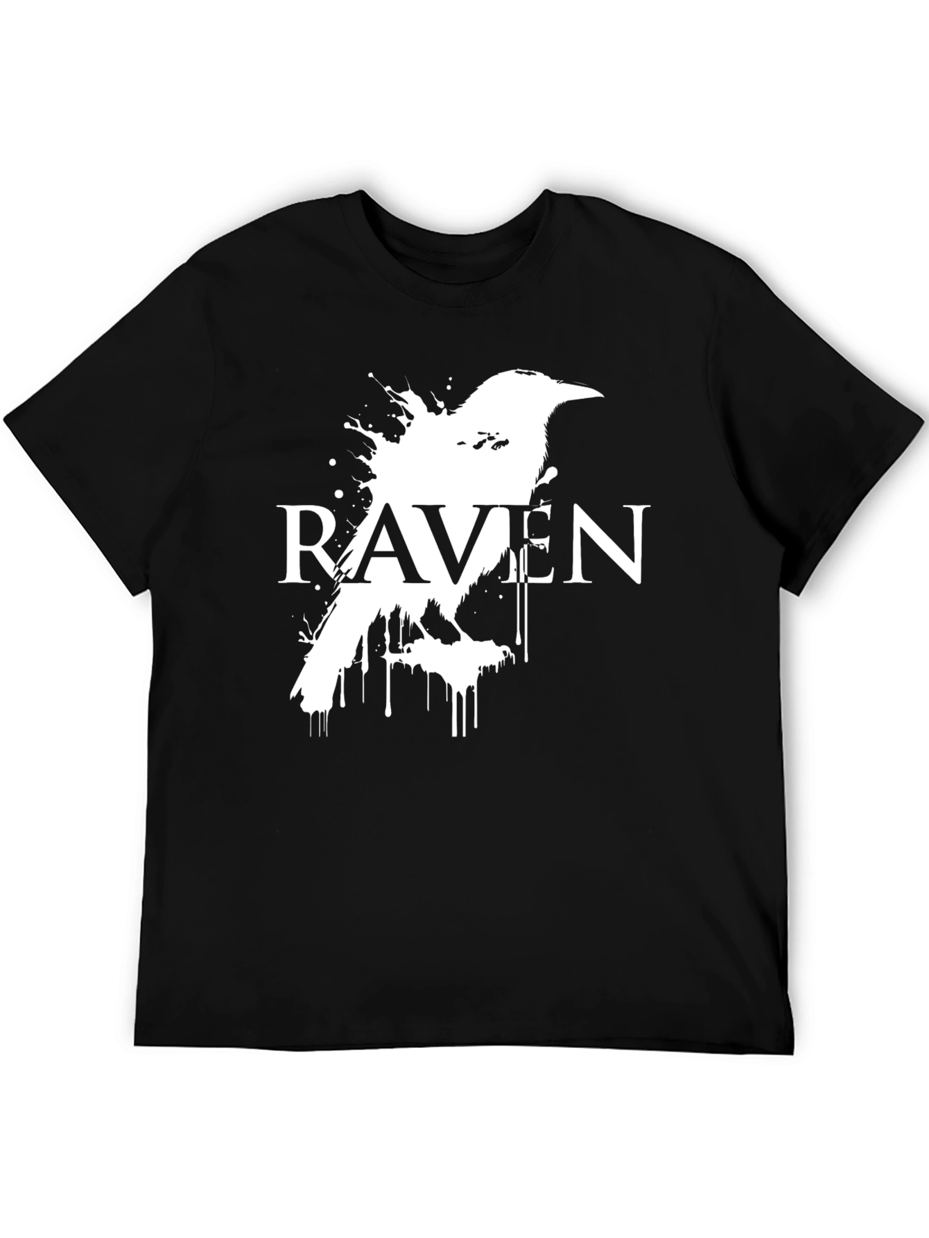 Raven Graphic Tee - Dark Bird Design