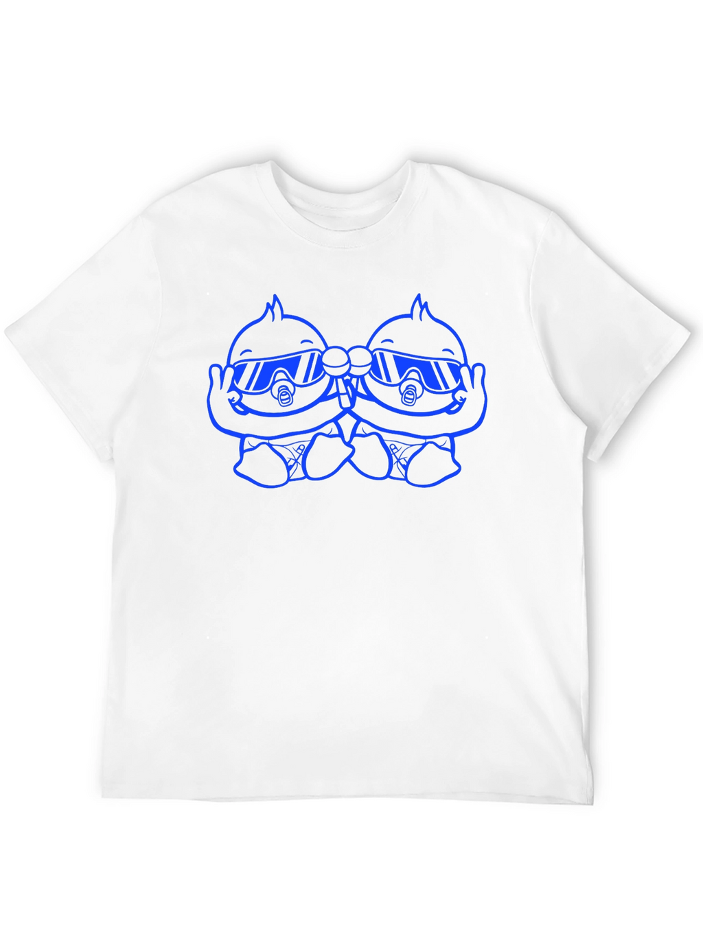 Cool Twins Graphic T-Shirt - Black