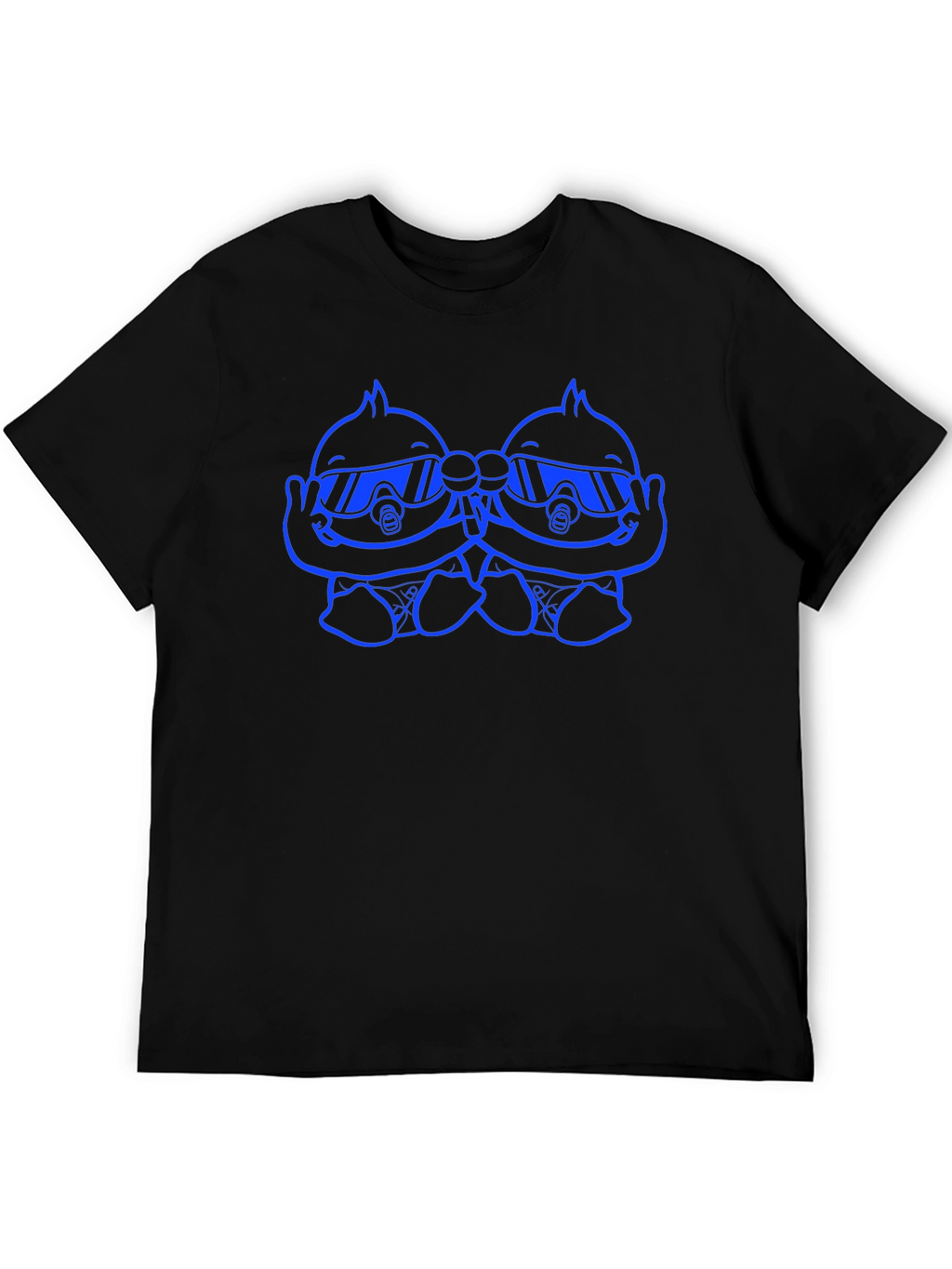 Cool Twins Graphic T-Shirt - Black