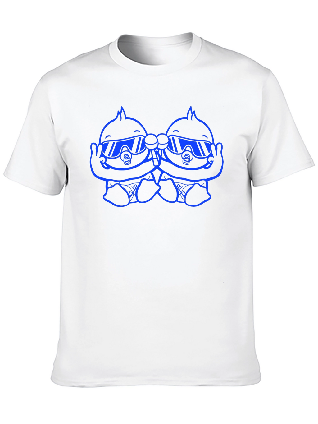 Cool Twins Graphic T-Shirt - Black