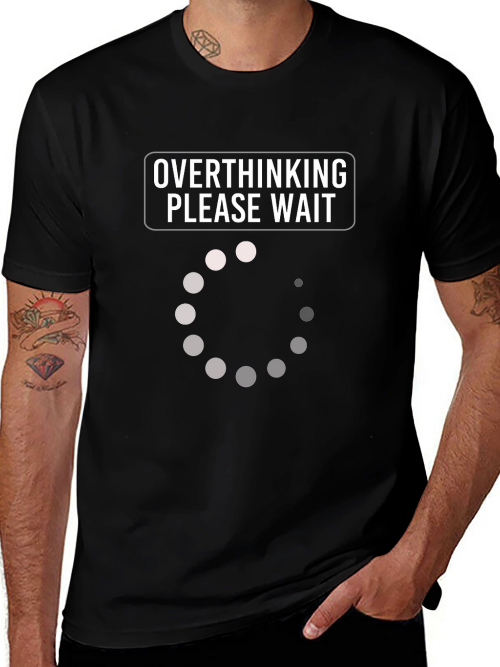 Overthinking Please Wait Loading T-Shirt