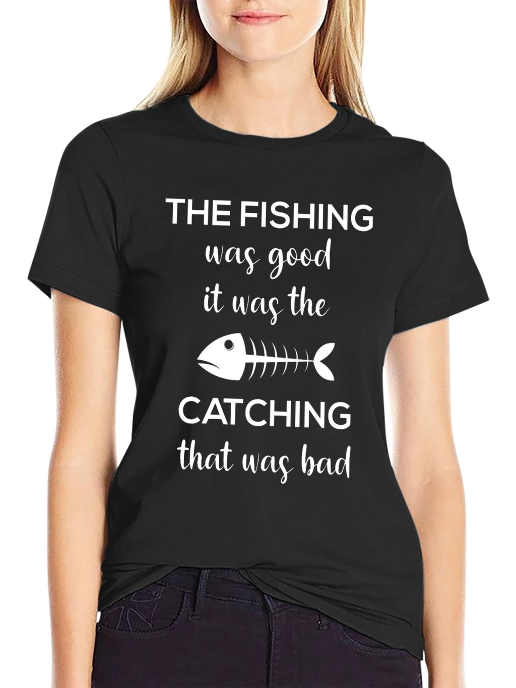 Fishing Humor T-Shirt - The Fishing Was Good!