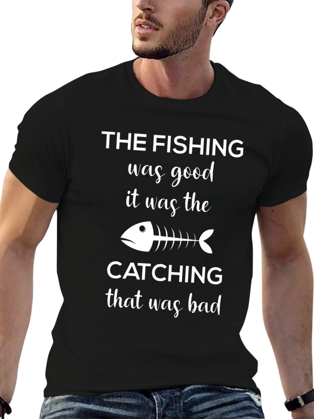 Fishing Humor T-Shirt - The Fishing Was Good!