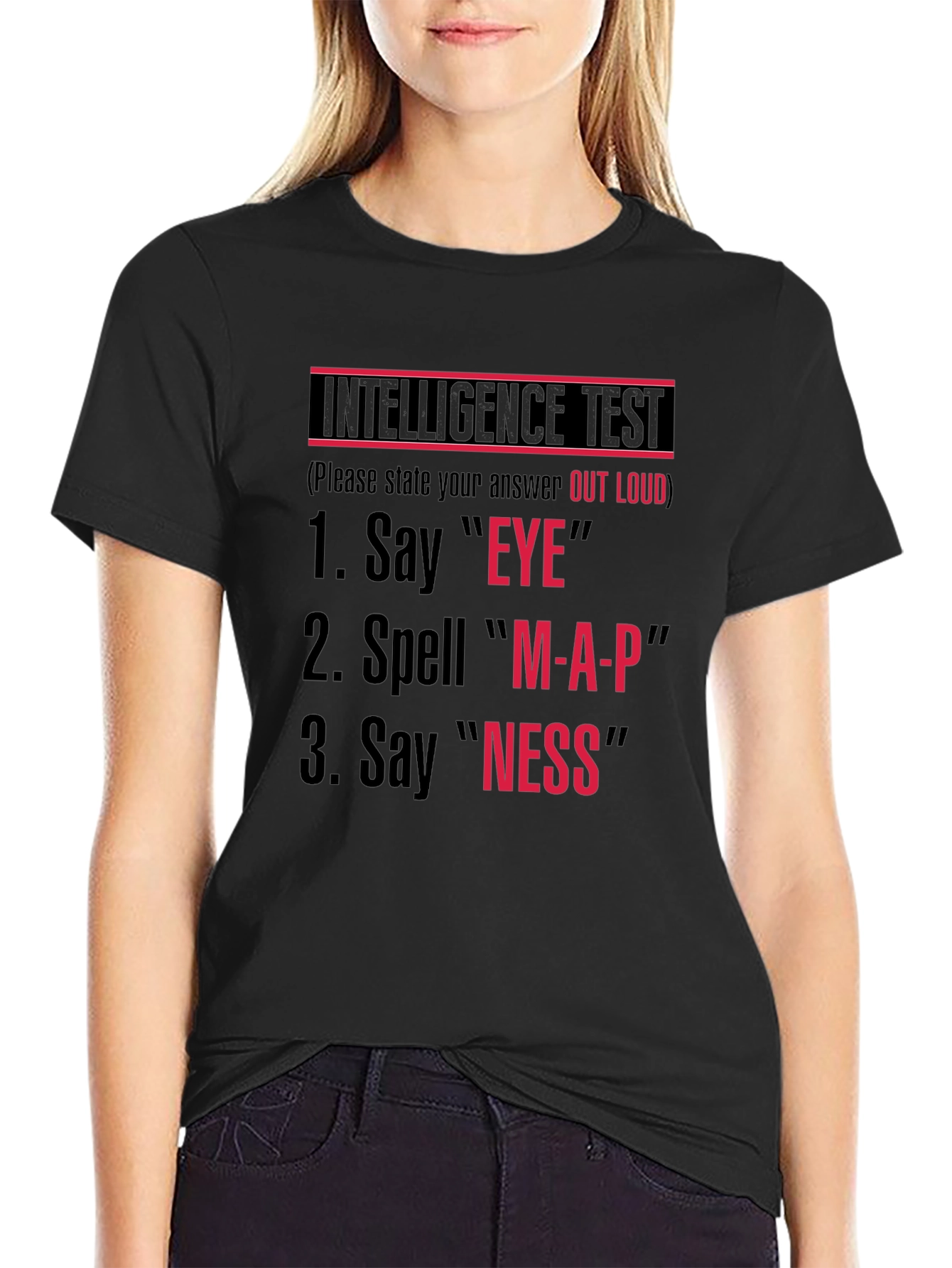 Intelligence Test Novelty T-Shirt