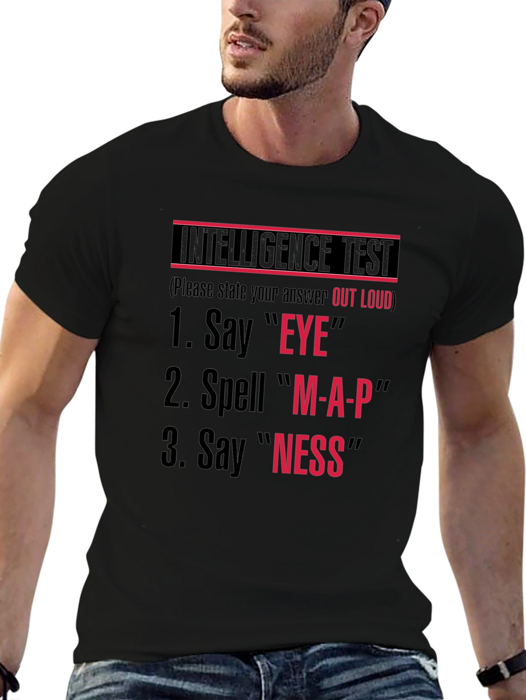 Intelligence Test Novelty T-Shirt